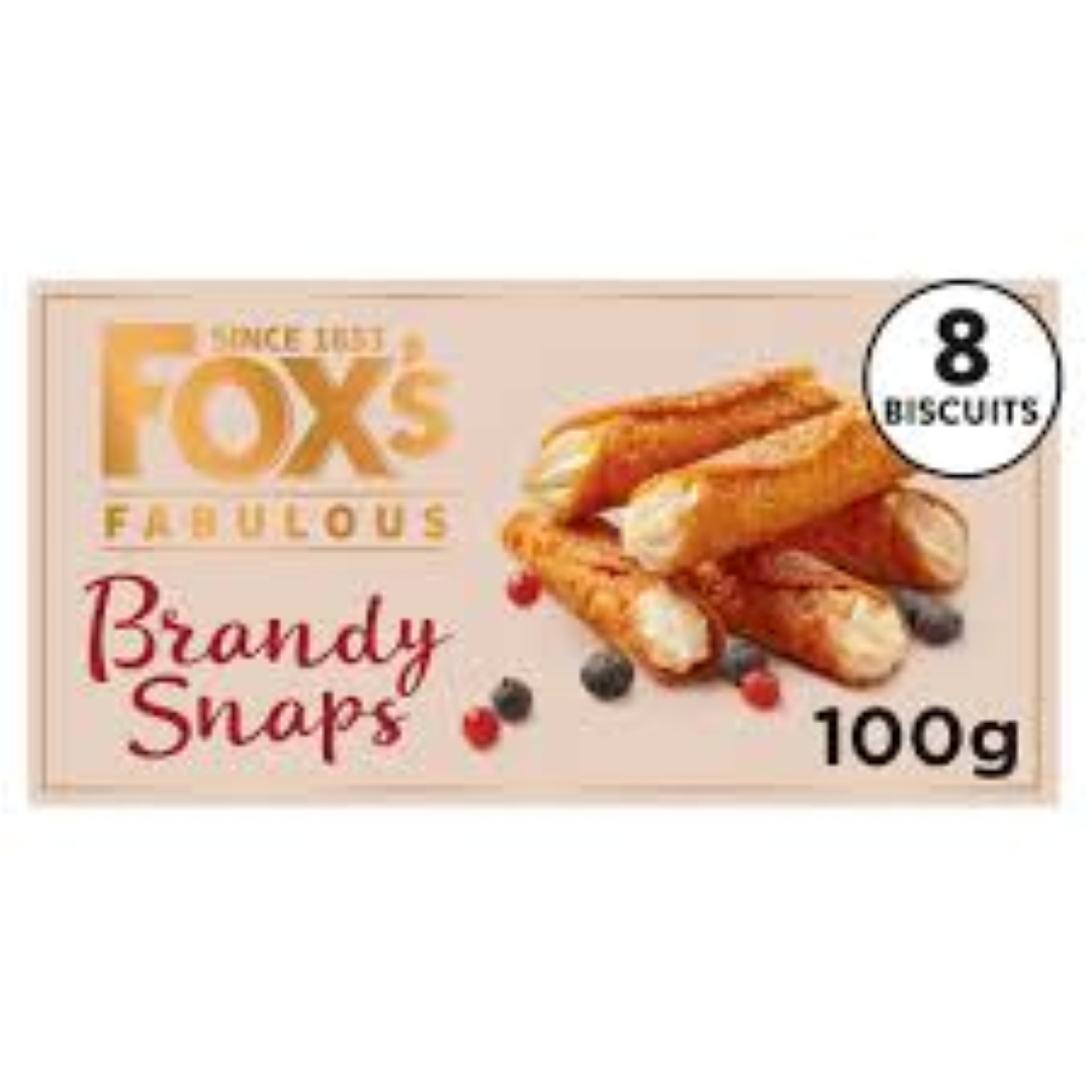 FOX FABULOUS BRANDY SNAPS 100G